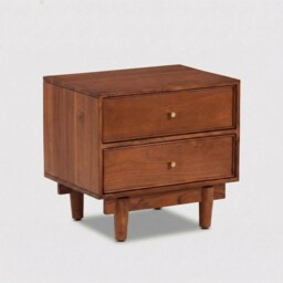 Sendai Bedside Table 55X40X50Cm, Acacia Wood - Barker & Stonehouse - thumbnail 1