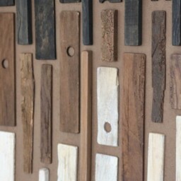 Mocha Abstract Wall Art (A) 82x4x122cm Print, Square, Pine Wood - Barker & Stonehouse - thumbnail 2