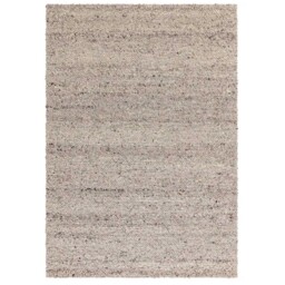 Eder Silver 120x170cm Rug, Square Wool - Barker & Stonehouse