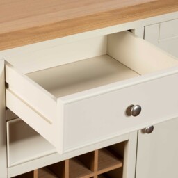 Witney Wide Sideboard 150x45x85.7cm, Neutral Wood - Barker & Stonehouse - thumbnail 4