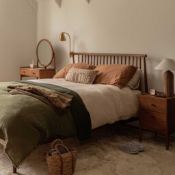 Ercol Salina Superking Spindle Headboard Super King Bed, Neutral Wood - Barker & Stonehouse - thumbnail 2