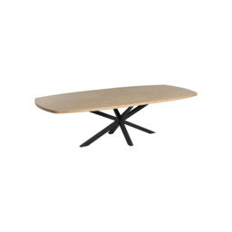 Erzen Oval Extending Dining Table 220/280X120X77Cm, Round, Neutral - Barker & Stonehouse - thumbnail 3