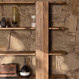 Savernake Bookcase 200x33x169cm, Brown Oak - Barker & Stonehouse - thumbnail 5
