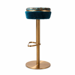 Izzy Bar-Stool, Blue Fabric - Barker & Stonehouse - thumbnail 5