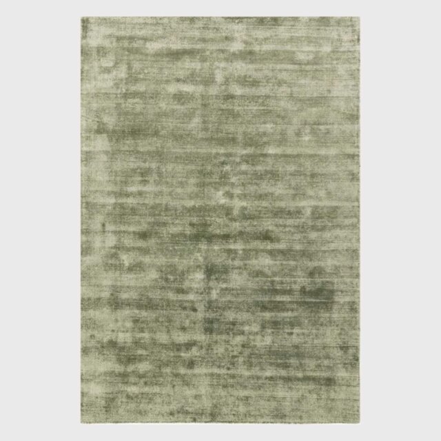Tyde Sage 160 x 230cm Rug, Square, Green Viscose - Barker & Stonehouse