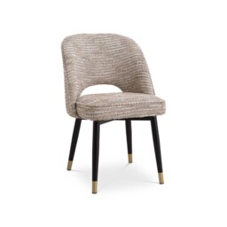 Eichholtz Cliff Dining Chair Made Beige Set of 2, Neutral Fabric - Barker & Stonehouse - thumbnail 4