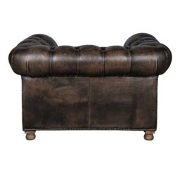 Timothy Oulton Westminster Feather Sofa 1 Seater, Black Leather - Barker & Stonehouse - thumbnail 5