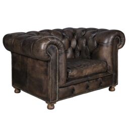Timothy Oulton Westminster Feather Sofa 1 Seater, Black Leather - Barker & Stonehouse - thumbnail 6