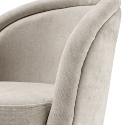 Eichholtz Chloe Set of 2 Dining Chairs, Neutral Fabric - Barker & Stonehouse - thumbnail 6