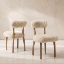 Timothy Oulton Cabin Dining Chair, Neutral Fabric - Barker & Stonehouse