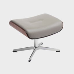 Conform Timeout Large X-Footstool Fantasy Clement, Grey Leather - Barker & Stonehouse - thumbnail 1