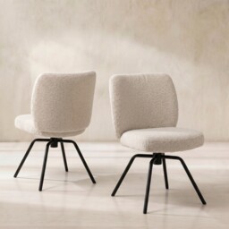 Altair Dining Chair, Neutral Fabric - Barker & Stonehouse