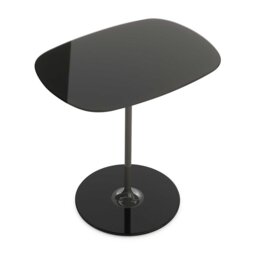 Kartell Thierry Side Table 33x50x50 Black Glass - Barker & Stonehouse - thumbnail 4
