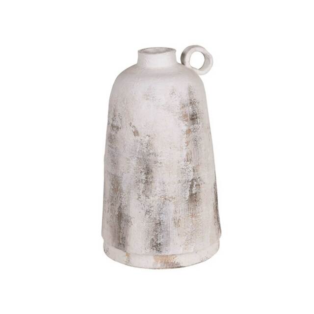 Distressed White Vase - Barker & Stonehouse