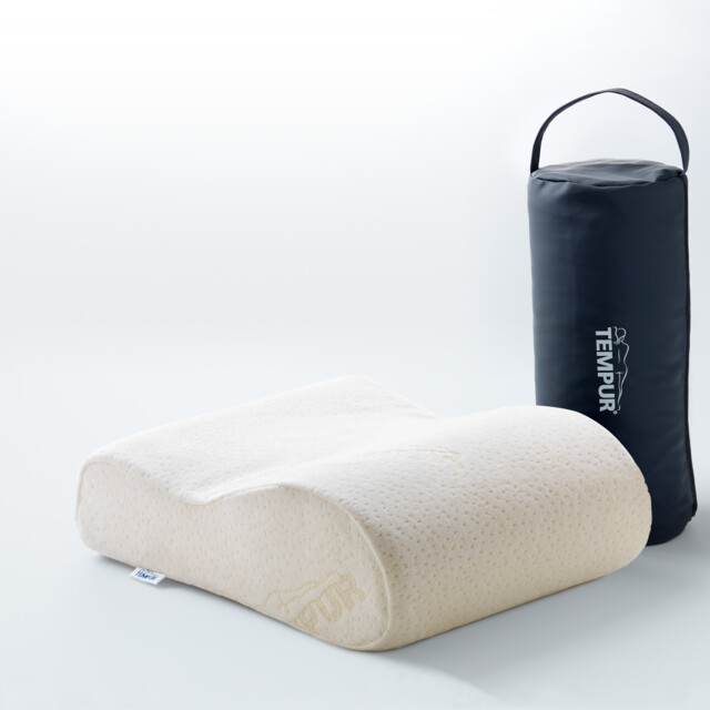 Tempur Original Travel Pillow, White Fabric - Barker & Stonehouse - image 1