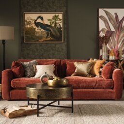Fable Extra Large Recliner Sofa, Red Fabric - Barker & Stonehouse - thumbnail 2
