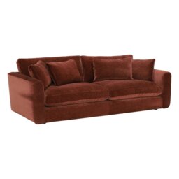 Fable Extra Large Recliner Sofa, Red Fabric - Barker & Stonehouse - thumbnail 3