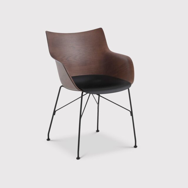 Kartell Smartwood Armchair, Brown - Barker & Stonehouse - image 1