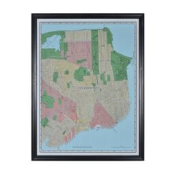 Timothy Oulton Maps San Francisco Art Wood - Barker & Stonehouse