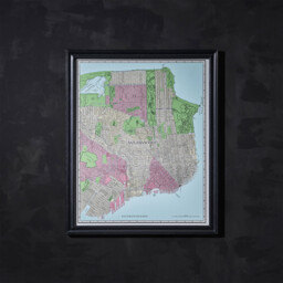 Timothy Oulton Maps San Francisco Art Wood - Barker & Stonehouse - thumbnail 2
