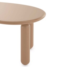 Kartell Undique Mas Side Table 119x59x44 Powder, Round, Neutral Wood - Barker & Stonehouse - thumbnail 4