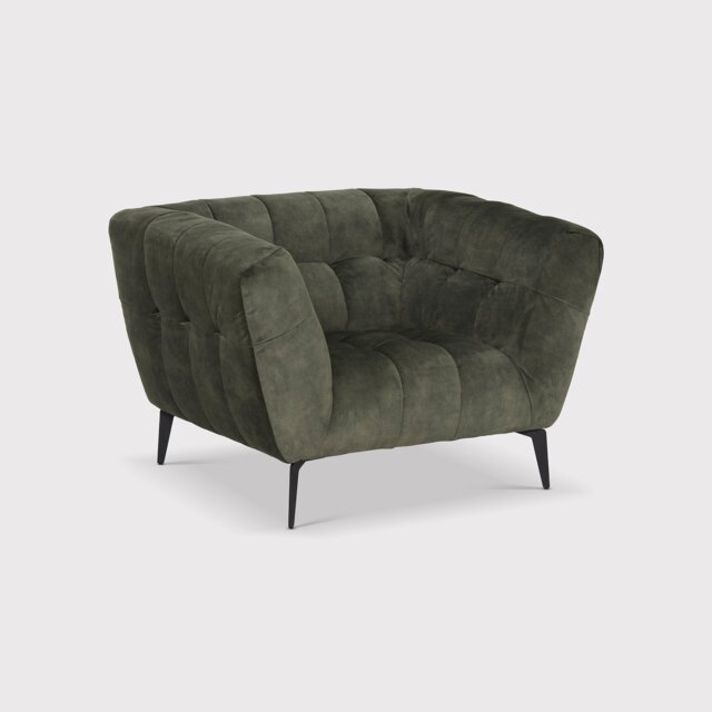 Azalea Armchair, Green Fabric - Barker & Stonehouse - image 1