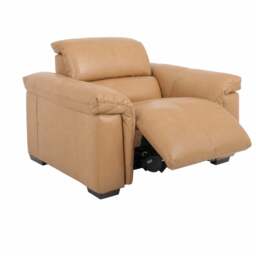 Mortimer Power Recliner Sofa, Brown Leather - Barker & Stonehouse - thumbnail 3
