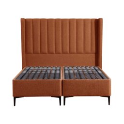 Tempur Suffolk King Slim Disc Adj Divan Bed, Orange Fabric - Barker & Stonehouse - thumbnail 4