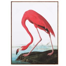 Large Pink Flamingo Picture Art Canvas - Barker & Stonehouse - thumbnail 3
