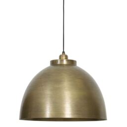 Brass Dome Hanging Pendant Light Metal - Barker & Stonehouse - thumbnail 3