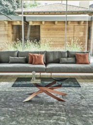 Bontempi Artistico Coffee Table 120x65x40cm, Bronze Glass - Barker & Stonehouse - thumbnail 2