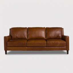 Albard 3 Seater Sofa, Brown Leather - Barker & Stonehouse