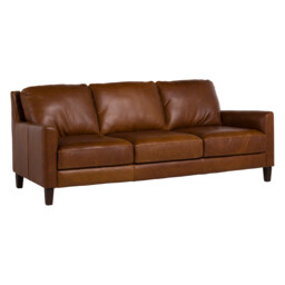 Albard 3 Seater Sofa, Brown Leather - Barker & Stonehouse - thumbnail 2