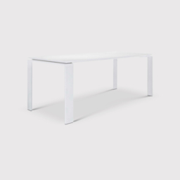Kartell Four Outdoor Dining Table 190X79, White Metal - W190cm - Barker & Stonehouse
