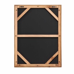 Natural Grid Wall Art (G) 62x4x82cm Print, Square, Neutral Wood - Barker & Stonehouse - thumbnail 3