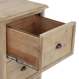 Verberie 3 Drawer Filing Cabinet, Neutral Wood - Barker & Stonehouse - thumbnail 5