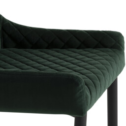 Rivington Dining Chair, Green Velvet - Barker & Stonehouse - thumbnail 5