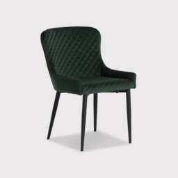 Rivington Dining Chair, Green Velvet - Barker & Stonehouse - thumbnail 2