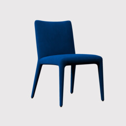Timothy Oulton Fibi Dining Chair, Blue Velvet - Barker & Stonehouse - thumbnail 1
