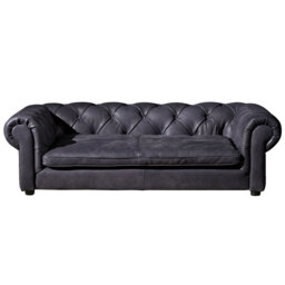 Timothy Oulton Westminster Dog Bed Medium, Black - Barker & Stonehouse