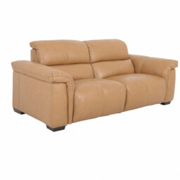 Mortimer 2.5 Seater Power Recliner Sofa, Brown Leather - Barker & Stonehouse - thumbnail 2