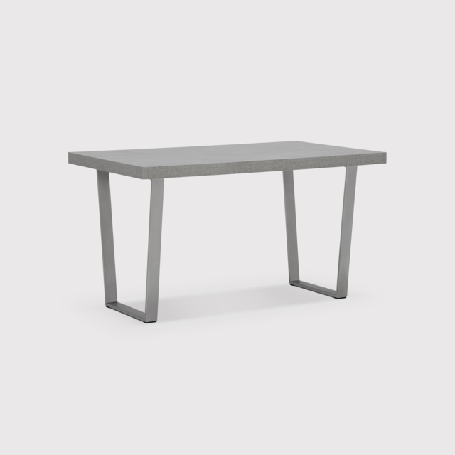 Halmstad Dining Table 135Cm, Grey Concrete Effect - W135cm - Barker & Stonehouse - image 1