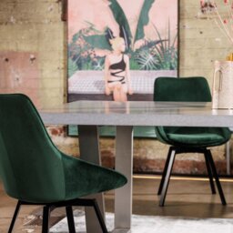 Halmstad Dining Table 135Cm, Grey Concrete Effect - W135cm - Barker & Stonehouse - thumbnail 2