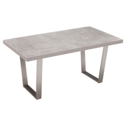 Halmstad Dining Table 135Cm, Grey Concrete Effect - W135cm - Barker & Stonehouse - thumbnail 6
