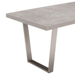 Halmstad Dining Table 135Cm, Grey Concrete Effect - W135cm - Barker & Stonehouse - thumbnail 5