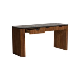 Old Java Trinidad Rectangular Desk, Teak Wood - Barker & Stonehouse - thumbnail 4