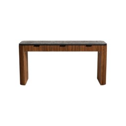 Old Java Trinidad Rectangular Desk, Teak Wood - Barker & Stonehouse - thumbnail 3