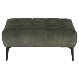 Azalea Footstool 39X92X92cm, Green Fabric - Barker & Stonehouse - thumbnail 2
