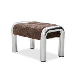 Travolta Stool 70X42X43Cm, Brown Fabric - Barker & Stonehouse - thumbnail 6