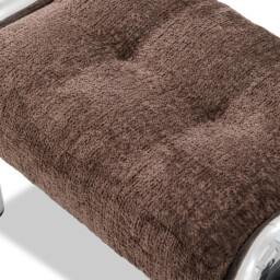 Travolta Stool 70X42X43Cm, Brown Fabric - Barker & Stonehouse - thumbnail 3